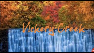 Thác nước ở RoswellVickery Creek waterfall Atlanta Georgia [upl. by Atinaujnas362]