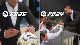 FC 25 Vs FC 24 Manager Career Comparison [upl. by Annaej]