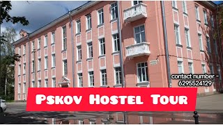 Hostel Tour  Pskov State University  Room Tour  Kitchen Shower Room And Etc [upl. by Aloeda]