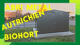 montage dun abri autrichien biohort de 10 m² [upl. by Hceicjow56]