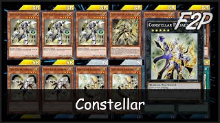 CONSTELLAR  F2PP2W Deck Analysis amp Testing YuGiOh Duel Links [upl. by Einttirb]