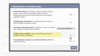 Facebook  Automatische Gesichtserkennung deaktivieren [upl. by Algy166]