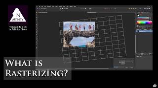 What is Rasterizing in Affinity Photo [upl. by Yessej]