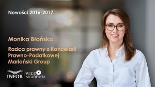 Zmiany w prawie pracy i wynagrodzeniach cz 1  Nowości 20162017 [upl. by Anitan]