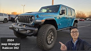 2024 Jeep Wrangler Rubicon 392 in RARE Bikini pearl coat 🔥 [upl. by Chester]