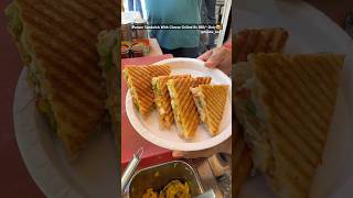 Paneer Sandwich With Cheese Grilled🥰youtubeshorts trending sandwich cheese streetfood veg [upl. by Biamonte133]