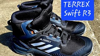 Adidas TERREX Swift R3 Hiking Shoe Review hiking outdoors adventure slingshotshooting [upl. by Clova]