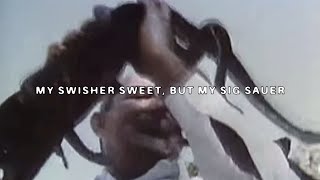 UICIDEBOY x GERM  MY SWISHER SWEET BUT MY SIG SAUER Lyric Video [upl. by Cis]