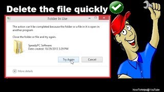 How To Delete A File That Wont Delete Windows 1087 [upl. by Harbed755]