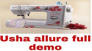 Usha Allure dlx full demo [upl. by Anairam192]