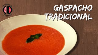 Como fazer o Gaspacho tradicional espanhol  Entrando na Cozinha [upl. by Eniac586]