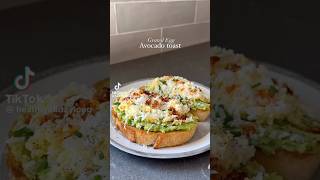 Grated Egg Avocado Toast 🤤 is such a fun and satisfying Breakfast keto ketodiet tiktokfood toast [upl. by Breena]