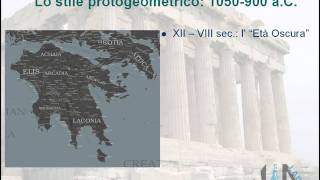 videocorso storia dellarte greca  lez 3  parte 1 [upl. by Vaclav]