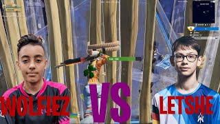 Wolfiez vs Letshe epic 1v1 to see who is the best [upl. by Repard]