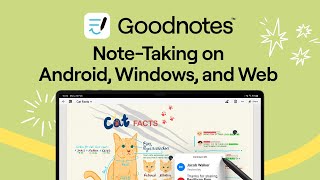 Getting Started NoteTaking on Goodnotes on Android Windows and Web [upl. by Zach]