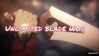 I am the bone of my sword  FATE UNLIMITED BLADE WORKS [upl. by Coster848]