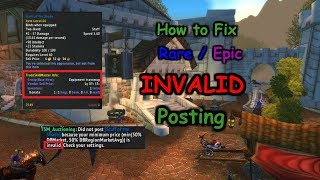 RareEpic item INVALID fix [upl. by Anwahsiek]