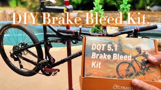 Brake Bleed Kit for Sram amp Avid  Includes DOT 51 Fluid Metal Adapters [upl. by Atoiyanap]