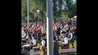 Massed Bands 🥁 Closing Ceremonies 😌🤝 Glengarry Highland Games 2023 [upl. by Alleahcim]