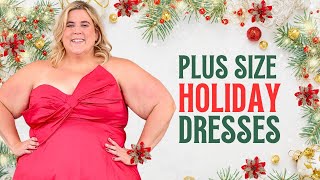 Plus Size Holiday TryOn Haul from Anthropologie [upl. by Joeann]