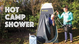 Our Camp Shower System — Portable HOT amp Private [upl. by O'Neill463]