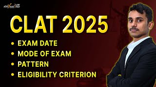 CLAT 2025 Notification  Exam Date  Exam Time  Duration  Applications [upl. by Strenta]