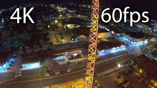 Vomatron at night onride 4K POV 60fps Screamers Park Daytona Beach [upl. by Acinot]