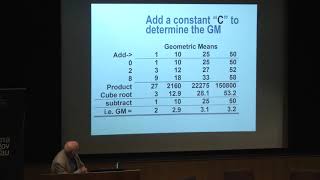 Arithmetic vs geometric means for estimating drug efficacy Dr Robert Dobson [upl. by Rentschler170]