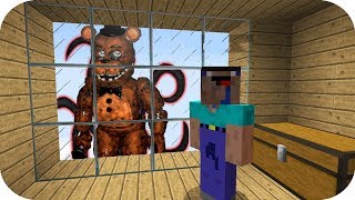 NOOB VS CREEPYPASTA CASA SECRETA DE FNAF MINECRAFT TROLL  ROLEPLAY [upl. by Tullusus214]