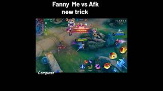 AFK fanny new trick 😀trending mobilelegends mlbb [upl. by Marb]