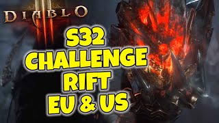 Season 32 Launch Challenge Rift 368  EU and USGuide Diablo 3 [upl. by Jeffrey704]