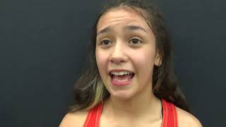 Erica Pastoriza Wyoming Seminary 2022 Womens U17 Nationals champion at 43 kg [upl. by Angelo]