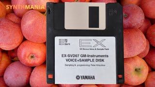 Yamaha EXSVD07 GM Instruments VOICESAMPLE DISK demos [upl. by Buskirk]