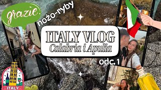 ITALY VLOG ✈☀️ odc1 przylot NOŻORYBY Paola Scilla [upl. by Ynaffets]