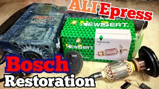 Repair a Bosch GSH 11 E Hammer with an after market motor from ALIExpress [upl. by Divan]