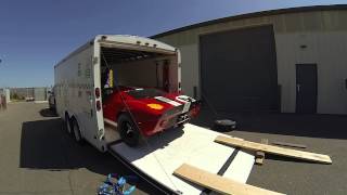 Superformance GT40 being unloaded at the shop [upl. by Romano]