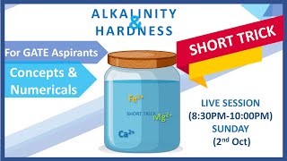 Numericals on Alkalinity amp Hardness of Water with Short Trick Environmental Engineering GATE ESE [upl. by Farrow]