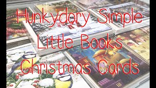 Hunkydory Little Books Bulk Make Simply Elegant Christmas Cards [upl. by Ettelimay918]