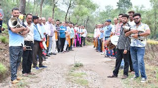 रिटायरमेंट सेरेमनी सूबेदार सुरेंद्र सिंह ठाकुर का घर आने पर जोरदार स्वागत बिलासपुर झंडुता हिमाचल [upl. by Ocsic]