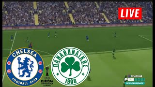 🔴LIVE Chelsea vs Panathinaikos • Uefa Conference League • GAMEPLAY PES 21 [upl. by Fernando]