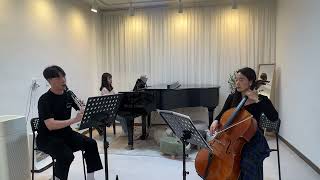 Ensemble Hemiola  JBrahms Clarinet Trio in A minor Op 114 I Allegro [upl. by Kinchen]