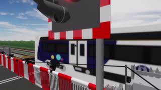 Tadcaster Level Crossing  North Yorkshire Roblox 07102024 [upl. by Nodnek]