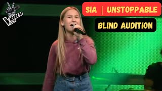 Sia  Unstoppable  Leonie  Blind Auditions  The Voice Kids 2019 [upl. by Rourke141]