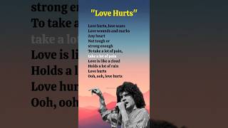 Love HurtsVerse1 lyricsNazareth shorts ytshorts lyrics song nazareth lovehurt80s80smusic [upl. by Domini326]