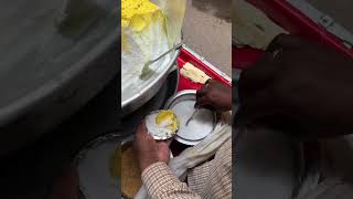 Daulat ki Chaat 🤑  Honest Review  Chandni Chowk ki Chaat 🤭 shorts streetfood chaat [upl. by Zilber]