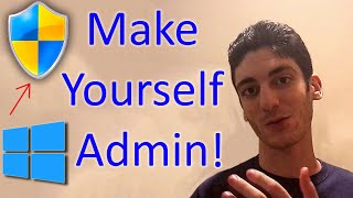 How to make yourself admin WITHOUT knowing password on Windows [upl. by Hadwin]