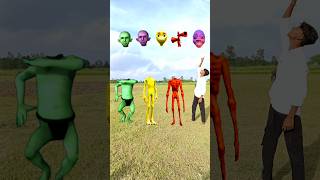 Colourful siren alien amp jocker correct head matching game new  funny vfx magical video😀 [upl. by Binetta549]