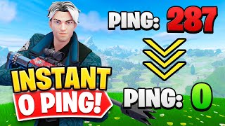 How To Get 0 Ping in Fortnite Chapter 5  Get Lower Ping Fast  Fortnite Tips amp Tricks [upl. by Kcirad]