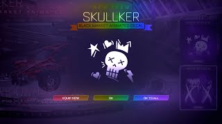 I GOT THE NEW SKULLKER DECAL IN ROCKET LEAGUE  BEST DECAL [upl. by Maier]