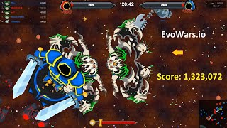 EvoWarsio Evolutions Unlocked 3838 High Score 1323072 [upl. by Enelyaj]